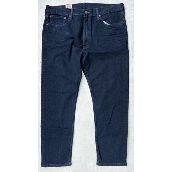 Levi's 502 Strauss Men's Tapered leg Navy Irregular Jeans Size W36 L30 - Picture 12 of 14